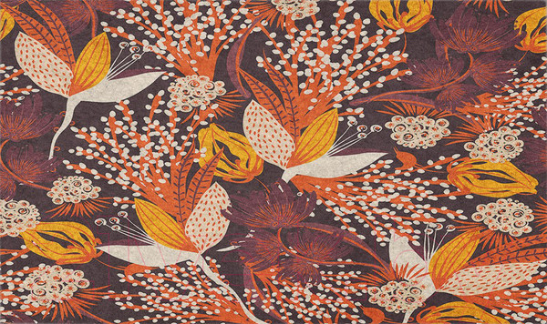 Изображение товара Коврик грязезащитный JoyArty Осенние цветы / door_70672