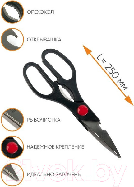 Изображение товара Ножницы кухонные Astell AST-004-НЖ-002