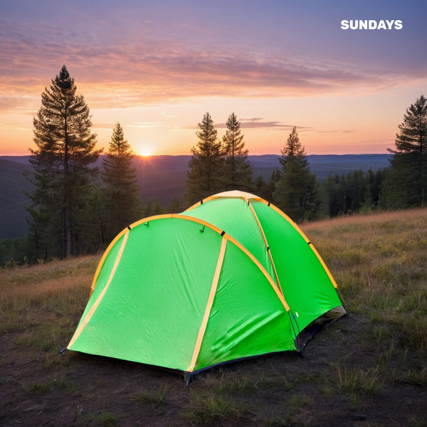 Изображение товара Палатка Sundays Camp 4 ZC-TT042-4 (зеленый/оранжевый)