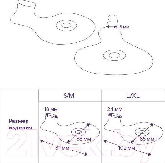 Изображение товара Межпальцевая перегородка Trives СТ-33 S/M