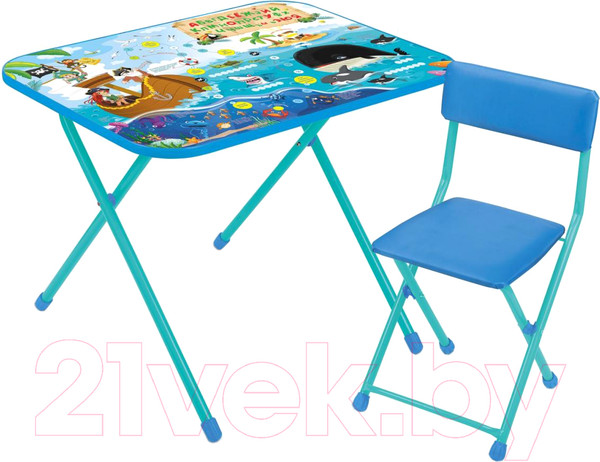 Изображение товара Комплект мебели с детским столом Ника NK-75A/2 Пираты