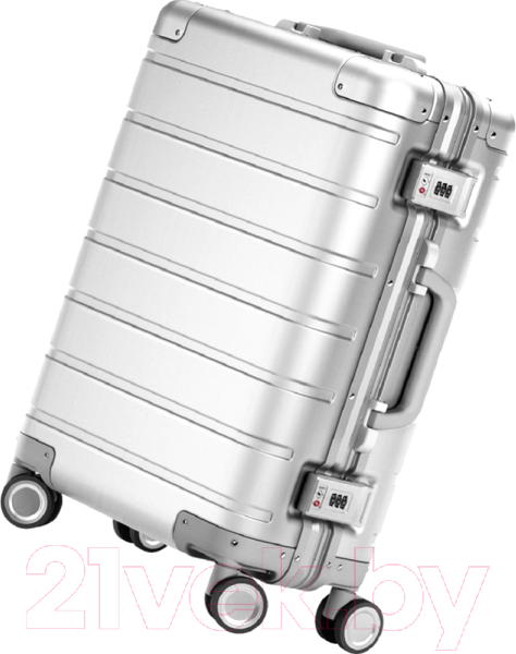 Изображение товара Чемодан на колесах 90 Ninetygo Metal Luggage 20 (серебристый)