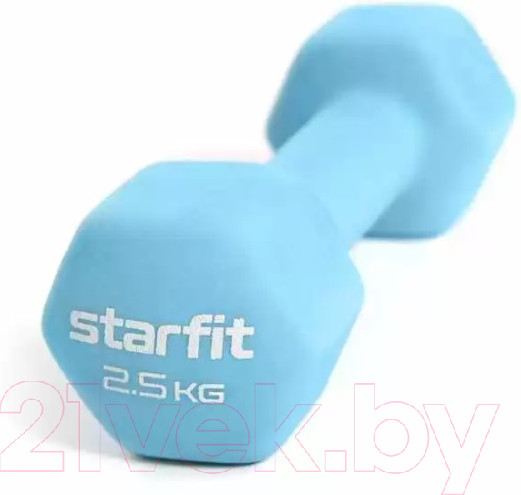 Изображение товара Гантель Starfit DB-201 (2.5кг, синий пастель)