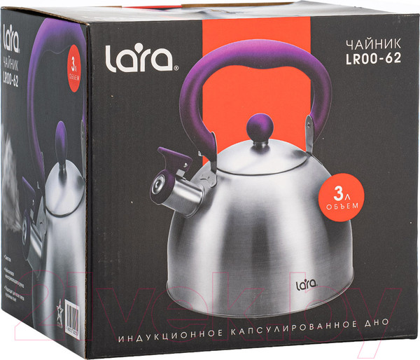 Изображение товара Чайник со свистком Lara LR00-62
