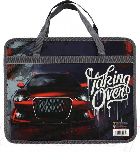 Изображение товара Папка-портфель Пчелка Красочное авто / ПМ-А4-25