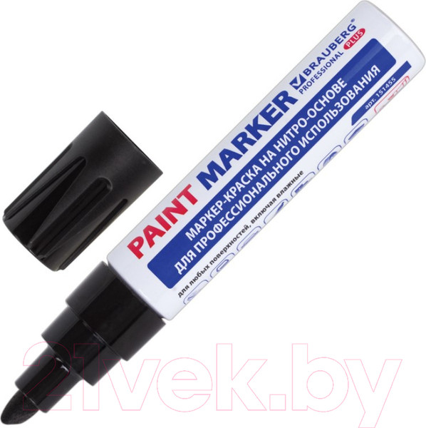 Изображение товара Маркер специальный Brauberg Professional Plus Jumbo / 151455 (черный)