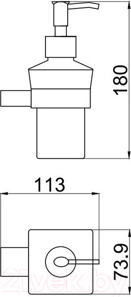 Изображение товара Дозатор для жидкого мыла Allen Brau Infinity 6.21006-00 / 265477