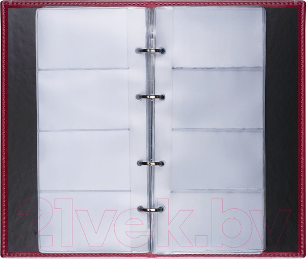 Изображение товара Визитница Brauberg Imperial / 231665 (бордовый)