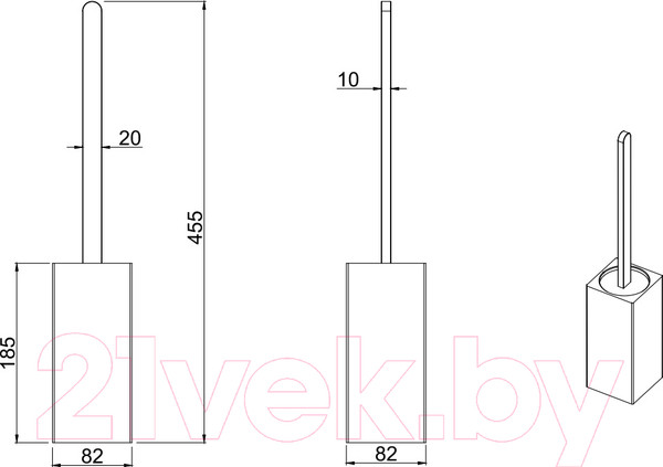 Изображение товара Ершик для унитаза Allen Brau Infinity 6.21009-31 / 265484