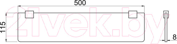 Изображение товара Полка для ванной Allen Brau Infinity 6.21012-31 / 265490