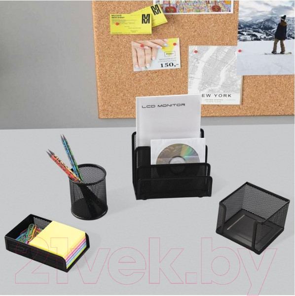 Изображение товара Настольный набор Brauberg Germanium / 231964 (черный)