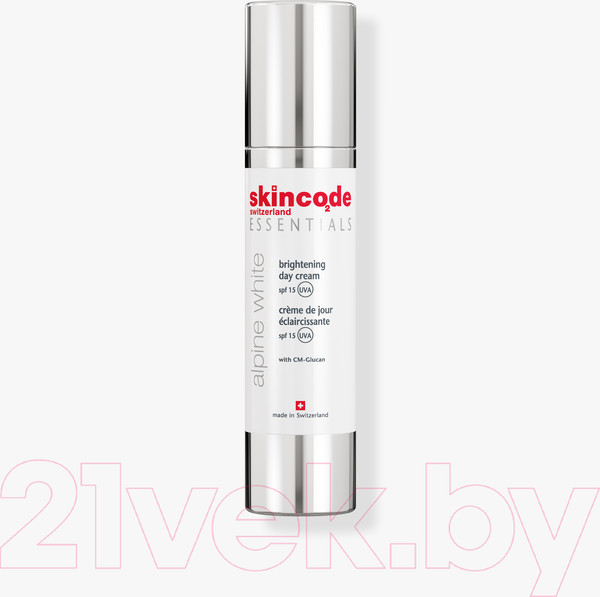 Изображение товара Крем для лица Skincode Essentials Alpine White Brightening Day Cream SPF 15 (50мл)