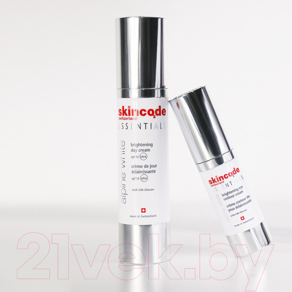 Изображение товара Крем для лица Skincode Essentials Alpine White Brightening Day Cream SPF 15 (50мл)