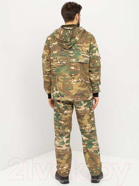 Изображение товара Костюм для охоты и рыбалки Huntsman Антигнус-Люкс с ловушкой и пыльниками (р-р 48-50/170-176, мультикам)