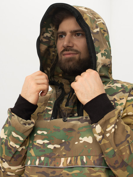 Изображение товара Костюм для охоты и рыбалки Huntsman Антигнус-Люкс с ловушкой и пыльниками (р-р 48-50/170-176, мультикам)