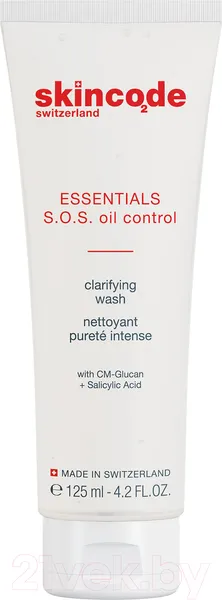 Изображение товара Эмульсия для умывания Skincode Essentials S.O.S Oil Control Clarifying Wash (125мл)