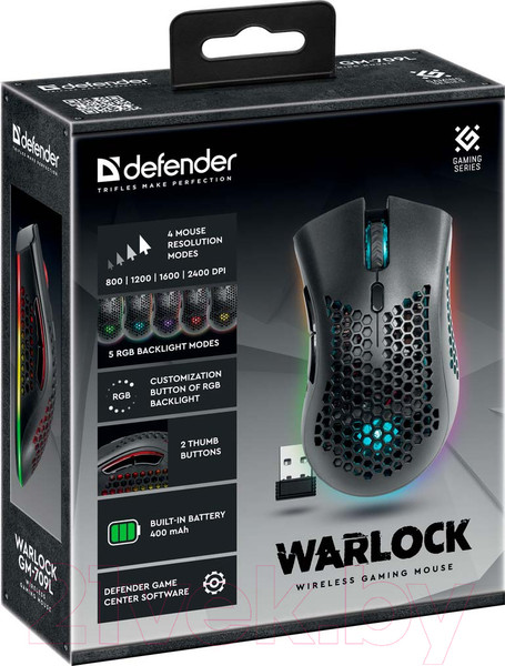 Изображение товара Мышь Defender Warlock GM-709L / 52709