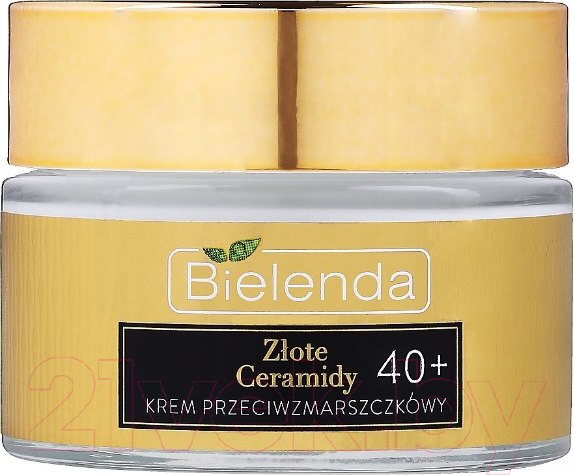 Изображение товара Крем для лица Bielenda Golden Ceramides Увлажняющий и укрепляющий день/ночь 40+ (50мл)