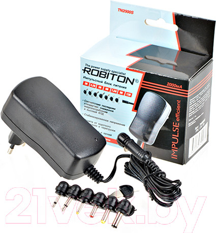 Изображение товара Адаптер питания сетевой Robiton TN2000S BL1