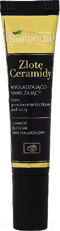 Изображение товара Крем для век Bielenda Golden Ceramides Разглаживающий и увлажняющий против морщин (15мл)