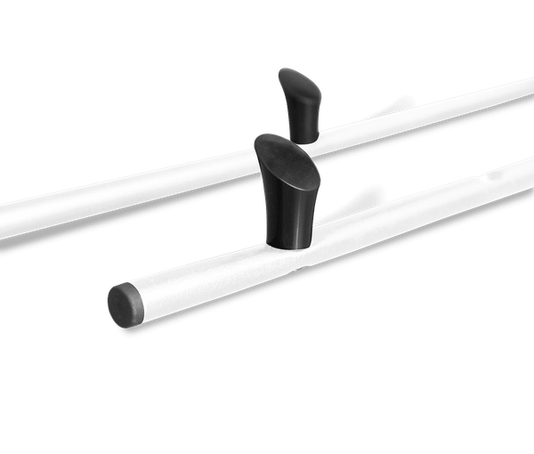 Изображение товара Вешалка для одежды Sheffilton SHT-WH26 (белый муар/черный)