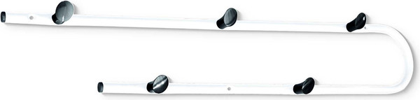 Изображение товара Вешалка для одежды Sheffilton SHT-WH26 (белый муар/черный)