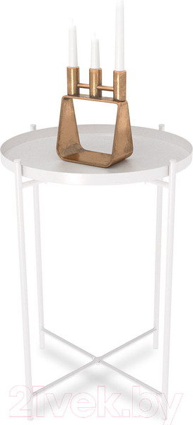 Изображение товара Журнальный столик Sheffilton SHT-CT8 (белый муар)