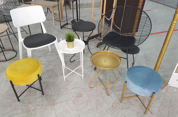 Изображение товара Журнальный столик Sheffilton SHT-CT8 (белый муар)