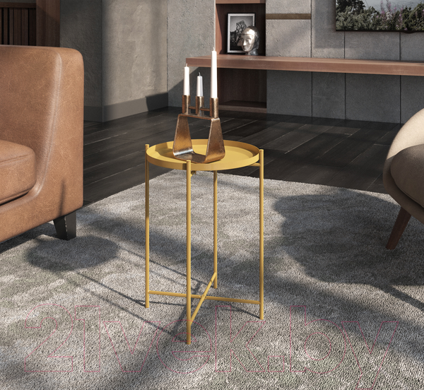 Изображение товара Журнальный столик Sheffilton SHT-CT8 (золото)