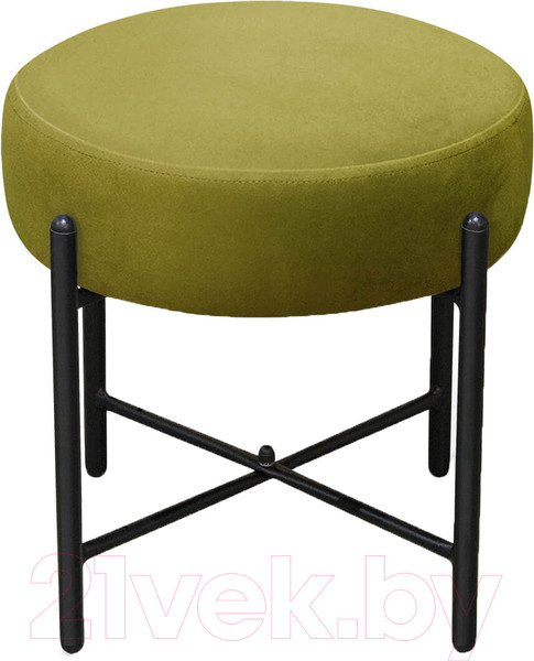 Изображение товара Пуф Sheffilton SHT-B4 / 190211 (фисташковый/черный муар)