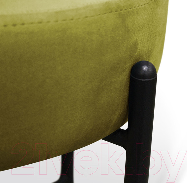 Изображение товара Пуф Sheffilton SHT-B4 / 190211 (фисташковый/черный муар)