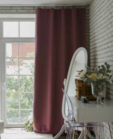 Изображение товара Штора Этель Блэкаут 4292719 (130x300, фиолетовый)