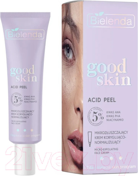 Изображение товара Крем для лица Bielenda Good Skin Acid Peel Микро-отшелушивающий (50мл)