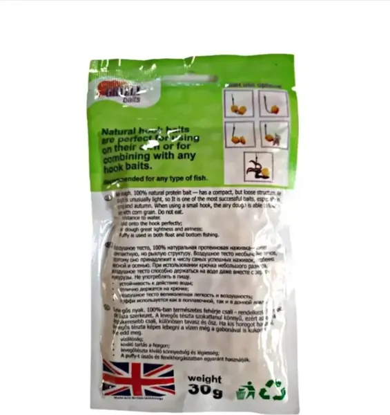 Изображение товара Насадка рыболовная CUKK Puffi Small Анис 4910 (зеленый 30г)