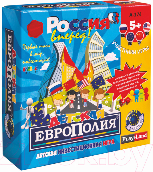 Изображение товара Настольная игра Play Land Детская европолия / А-174