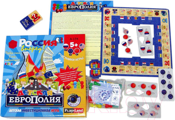 Изображение товара Настольная игра Play Land Детская европолия / А-174