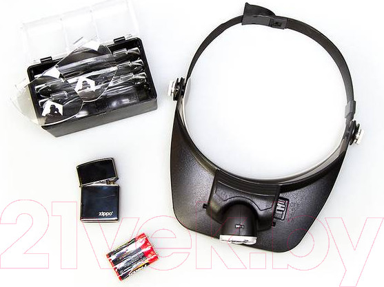 Изображение товара Лупа-очки Veber 81001-3Led 1.2x-3.5x / 11286