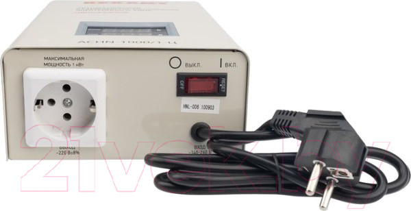 Изображение товара Стабилизатор напряжения Rexant АСНN-1000/1-Ц / 11-5017