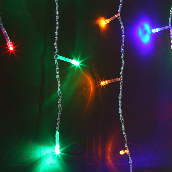 Изображение товара Светодиодная бахрома Евросвет 100-001 IP20 (1.8x0.5м мульти)