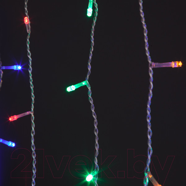 Изображение товара Светодиодная бахрома Евросвет 100-001 IP20 (1.8x0.5м мульти)