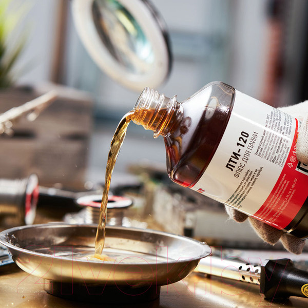 Изображение товара Флюс для пайки Rexant ЛТИ-120 / 09-3628 (500мл)