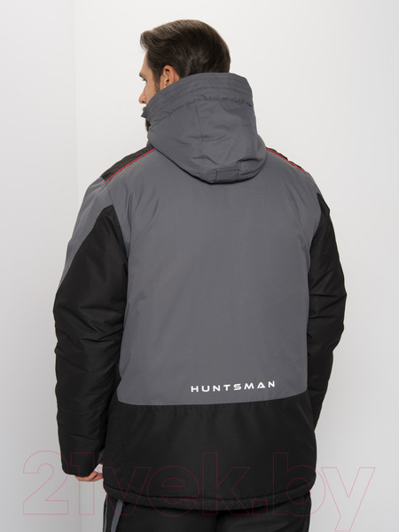 Изображение товара Костюм для охоты и рыбалки Huntsman Siberia 3959 (серый/черный 48-50/188)
