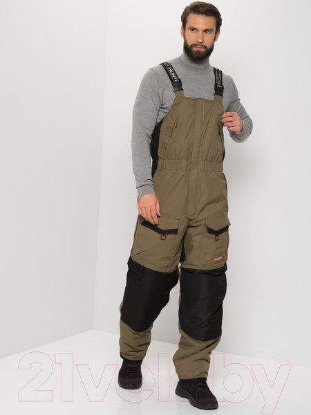 Изображение товара Костюм для охоты и рыбалки Huntsman Siberia 6766 (р-р 52-54/176, хаки/черный )