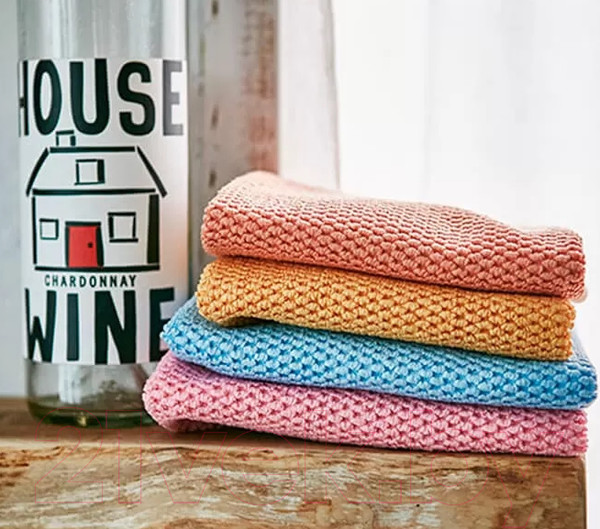 Изображение товара Набор салфеток хозяйственных Sungbo Cleamy Micro Clean Dishcloth (28x34см, 2шт)