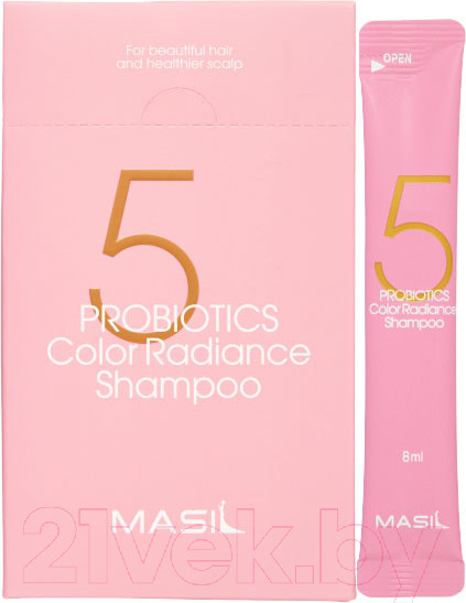 Изображение товара Шампунь для волос Masil 5 Probiotics Color Radiance Shampoo Stick Pouch (20x8мл)