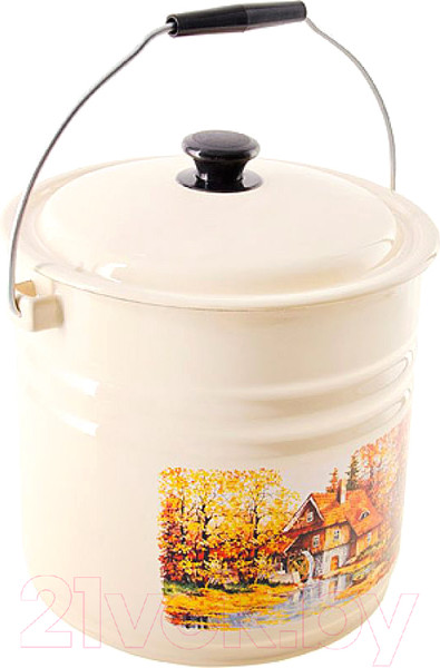 Изображение товара Ведро КМЗ Старая мельница 41204-222/6-У2 (слоновая кость)