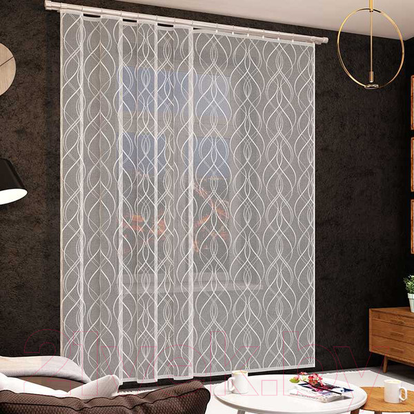Изображение товара Гардина Лента Л306Р (250x595, белый)