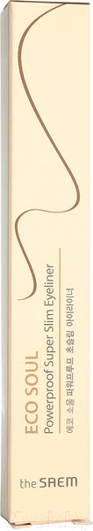 Изображение товара Подводка-фломастер для глаз The Saem Eco Soul Powerproof Super Slim Eyeliner BR05-C (0.1г)