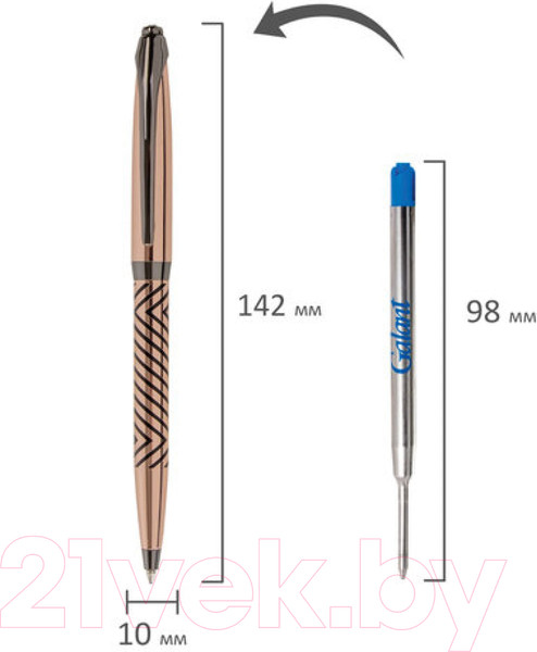 Изображение товара Ручка шариковая имиджевая Galant Decoro / 143510 (синий)