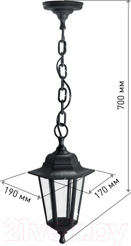 Изображение товара Светильник уличный ЭРА НСУ 06-60-001 / Б0048108